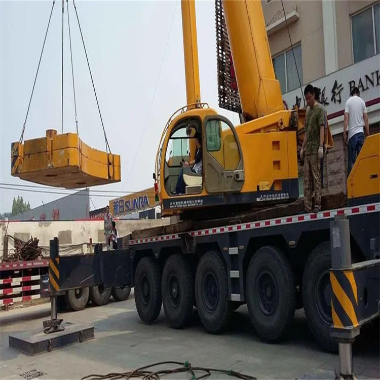 点军当地吊车出租|机器吊装|75吨|工厂搬迁服务